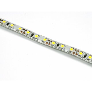 LED Leuchtstreifen 12V, WASSERFEST, flexibel 8mm breit, 120 LED/m, kaltweiss. Rolle 5m