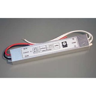 LED Trafo 12V/2.5A, 30W, Eingang 85-264V, wasserdicht IP67, elektronisch.
