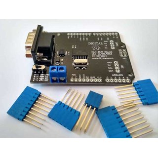 CAN-Bus Shield für Arduino. MCP2515 / MCP2551, SPI Schnittstelle, D-Sub 9 Stecker